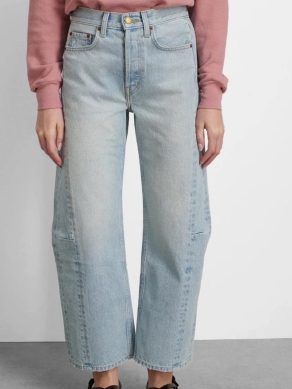 B SIDES Lasso Jean in Super Light Vintage